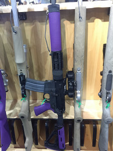 TRhogue purple rifle